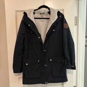 Fjallraven Navy Sherpa Lined Jacket